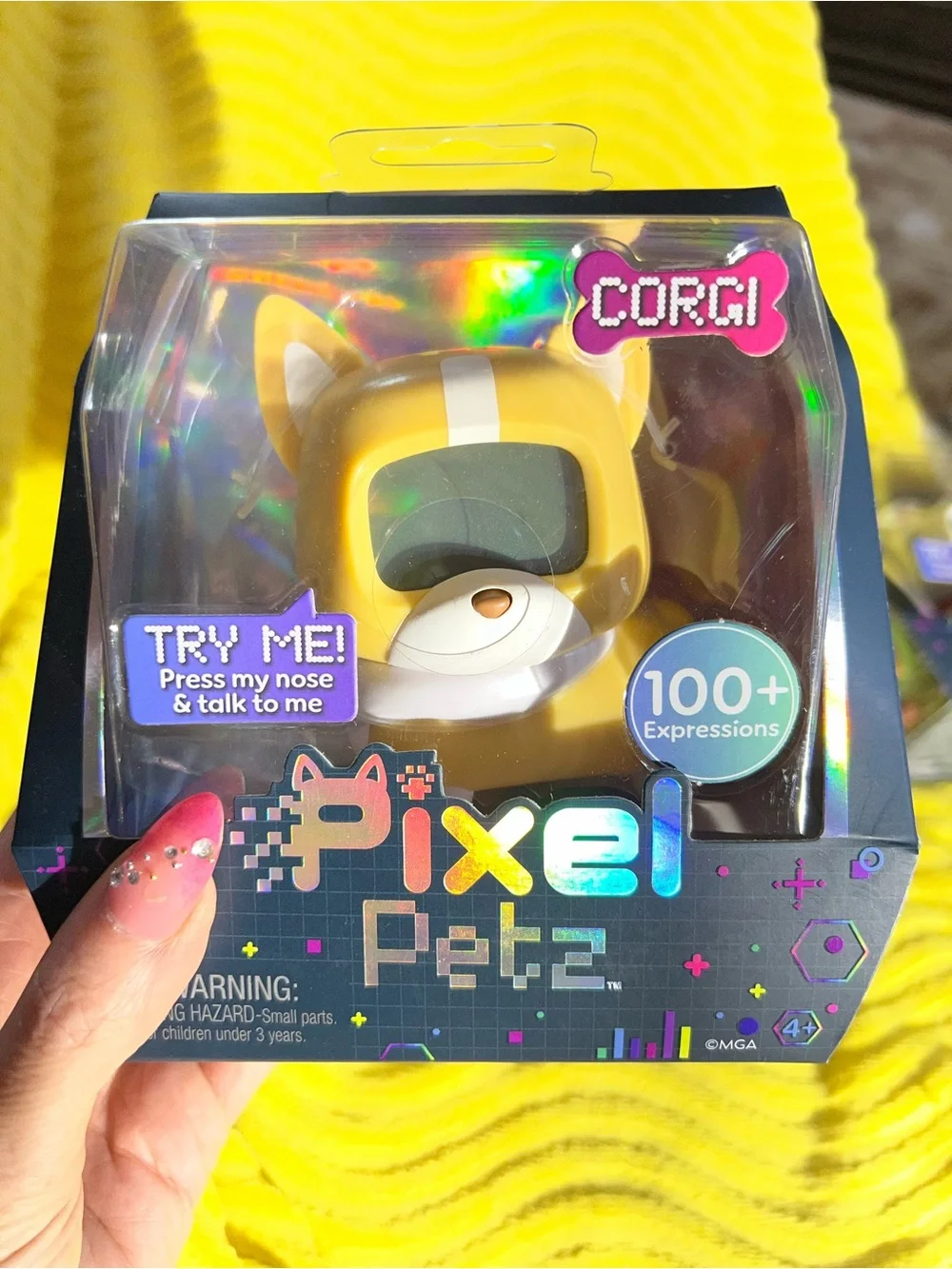 Interactive Toy - Corgi & Dalmatian (Yellow, White)